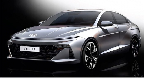 Стало известно как будет выглядеть Hyundai Verna